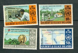 Gilbert and Ellice Islands #218 - 221 MNH singles