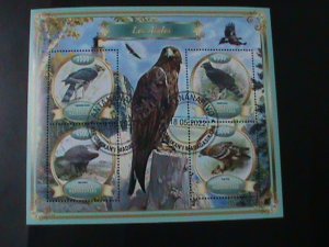 ​MADAGASCAR-2022-PROMOTE-LOVELY BIRDS -CTO-SHEET-EST.$12 VF LAST ONE  CTO SHEET