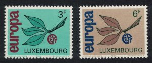 Luxembourg Tree Sprig Europa 2v 1965 MNH SG#769-770