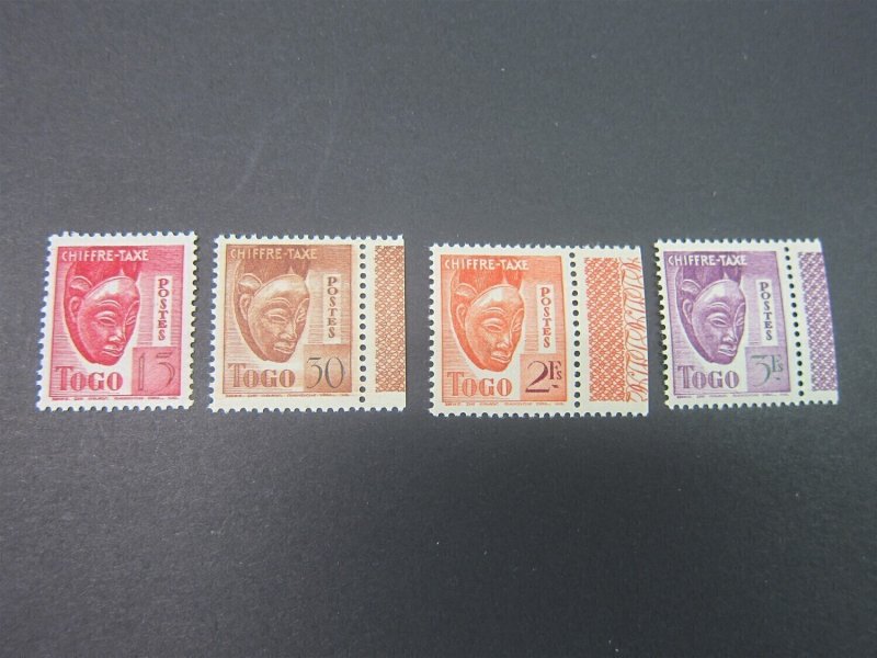 French Togo 1942 Sc J31C-F MNH(J31C MH)