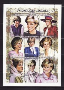 Senegal 1303-1305, 1307 MNH Princess Diana, 3 Scans