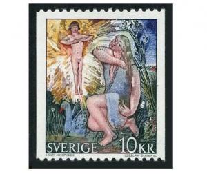 Sweden 1027,MNH.Michel 832. The Goose girl by Ernst Josephson.1973.
