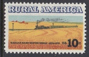 1506 Wheat Fields and Train MNH