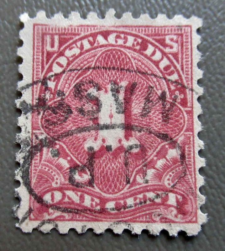 United States 1914 1¢ Postage Due Stamp J52 used CV 15 / HipStamp