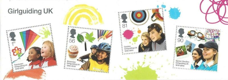 GB 2010 Centenary of Girlguiding Miniature Sheet SG MS3025 Unmounted Mint