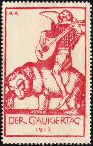 1913 Germany Poster Stamp The Juggler’s Day Or The Day Of The Entertainer