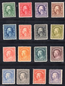 MOMEN: US STAMPS #424-440 COMPLETE SET P10 MINT OG H LOT #79458