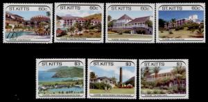 St Kitts 223-9 MNH Tourism, Architecture