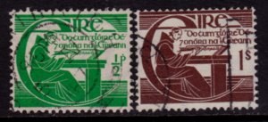 Ireland #128-29 SG #133-34 Used - Brother Michael O'Clery (1944)