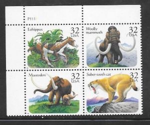 #3077-80 MNH Plate Block