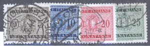 Italy, Scott #J28-31, Used