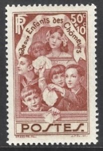 France B46 Children of the Unemployed (1936) Scott Cat. $7.50