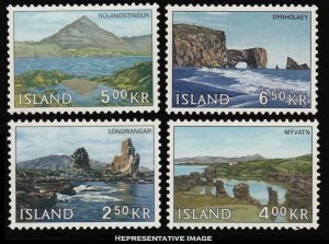 Iceland Scott 380-383 Mint never hinged.