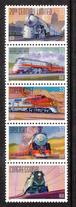 U.S. Trains 3337a MNH  VF    A