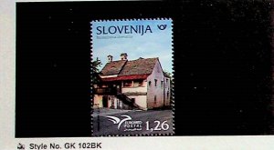 SLOVENIA Sc 1284 NH ISSUE OF 2018 - OLD HOUSES