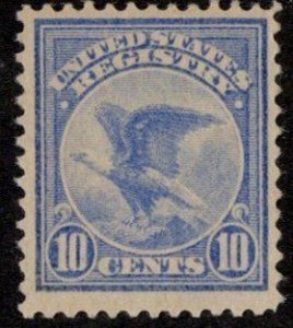 USA SC #F1 MNH 1911 Registry Stamp CV $160.00