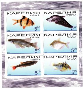 Karjala Sheet/6 Fish #98fish1-6