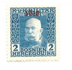 Bosnia & Herzegovina 1918 - MNH - Scott #127 *