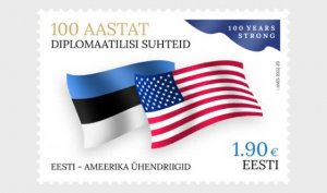 Estonia / Estland - Postfris/MNH - 100 years Relations with USA 2022