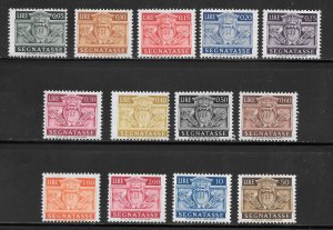 San Marino Scott J65-J75,J77,J80 Unused LHOG - 1945 Postage Dues - SCV $10.25