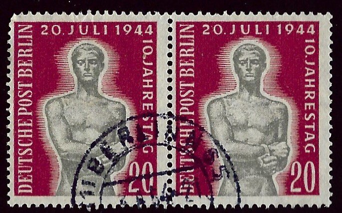 Germany SC#9N107 Used Pair  F-VF....Worth a Close Look!