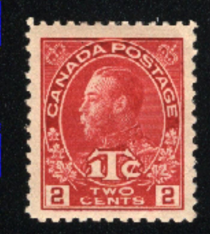 Canada #MR3   Mint  VF   1915-16 PD