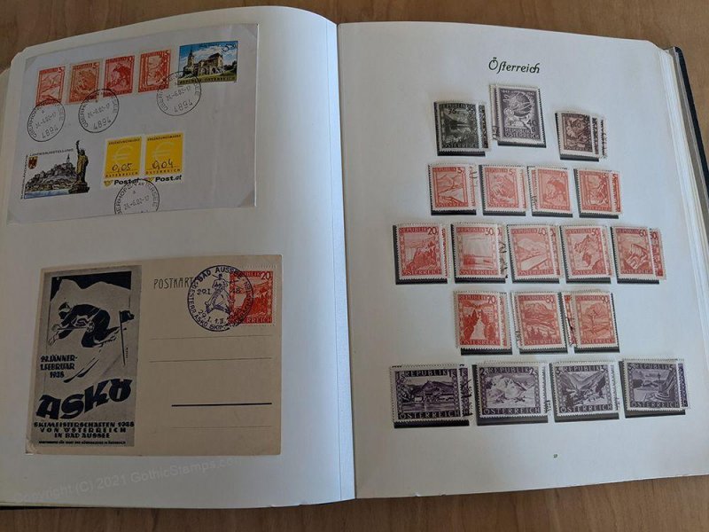 Austria Postwar Collection Graz Renner Sheets Birds Kids MNH + Many Used G105674