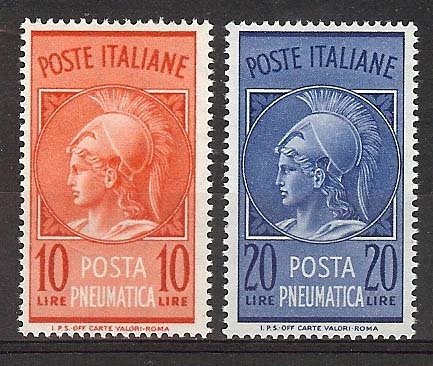 1958-66 - ITALY - PNEUMATIC POST - SC# D21-D22 - MNH **
