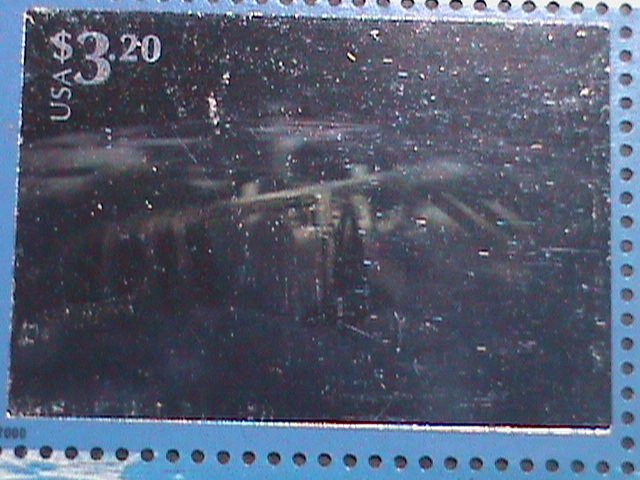 UNITED STATES-2000 SC#3411 ESCAPING THE GRAVITY OF EARTH -HOLOGRAM MNH  S/S VF