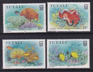 Tuvalu 465-468 Marine Life MNH VF