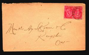 Canada 1897 Gananoque Ont Cover - Z15390