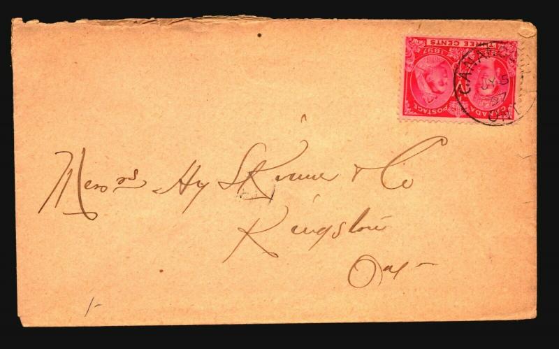 Canada 1897 Gananoque Ont Cover - Z15390