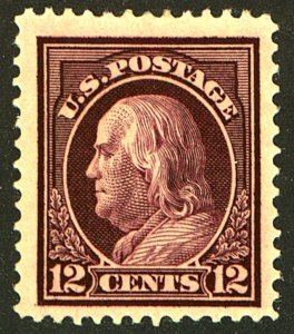 U.S. #417 MINT OG HR