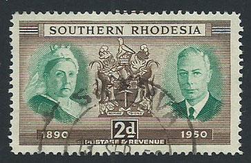 Southern Rhodesia SG 70 FU