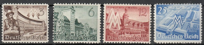 Germany - 1940 Leipzig Fair Sc# 494/497- MH (7452)