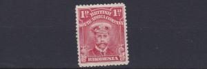 RHODESIA  1913   S G 194    1D  SCARLET  MH  GUM WRINKLE