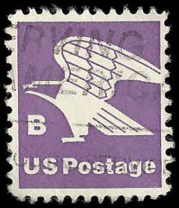 # 1818 USED B STAMP EAGLE