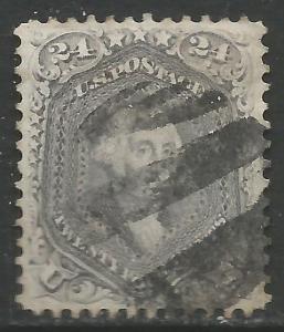 UNITED STATES 78 VFU WASHINGTON 1862 K733