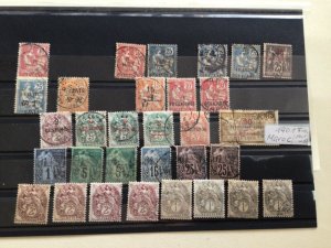French Colonies mixed early stamps A12892