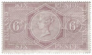 (I.B) QV Revenue : Inland Revenue 6d Reddish Lilac (SG F17)