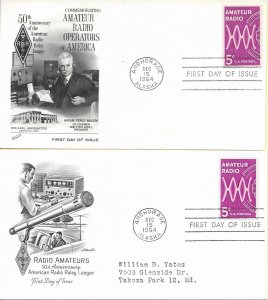 1964 FDC, #1260, 5c Amateur Radio, Fleetwood & Artmaster