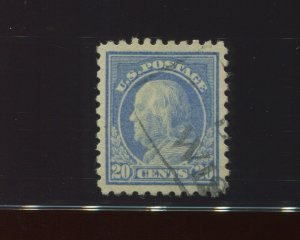 438 Franklin Used Stamp with PSAG Cert Grade 100 *GEM* (Stock 438 PSAG 1)