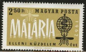 HUNGARY Scott 1461 MNH** WHO Malarie Eradication stamp