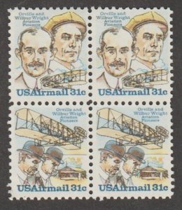 U.S. Scott #C91-C92 Airmail Stamp - Mint NH Block of 4