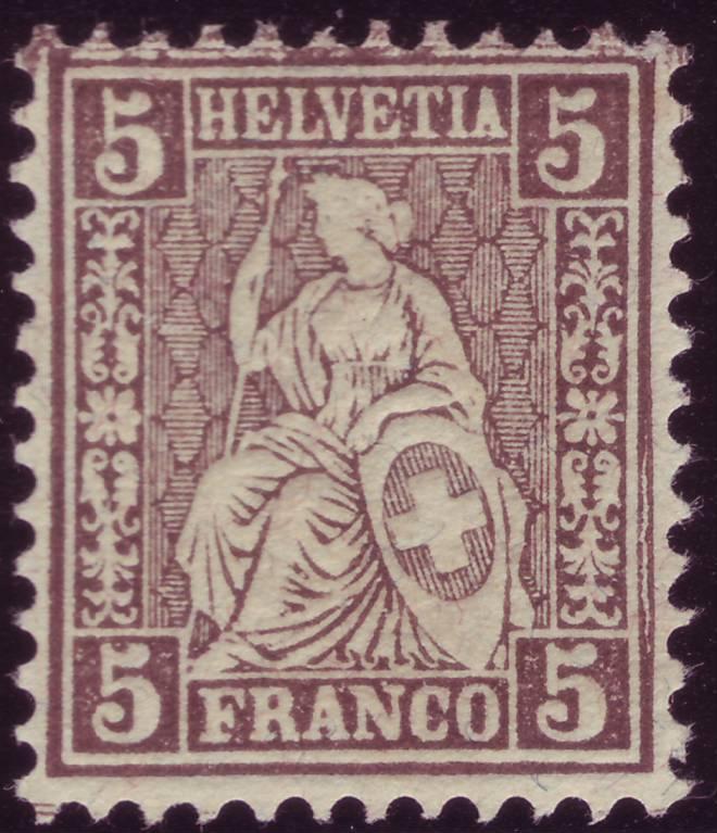Switzerland #61 Helvetia MH