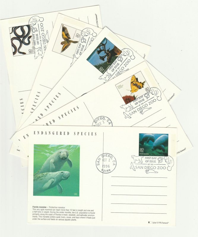 Scott# UX264-278 Fleetwood FDC Picture Postal Cards