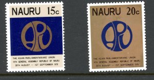 Nauru 182-183 MNH 1978