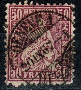 Switzerland #59 F-VF Used CV $77.50 (X9755)