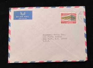 C) 1974, ICELAND, AIR MAIL ENVELOPE SENT TO UNITED STATES WITH TYPED ADDRESS. XF