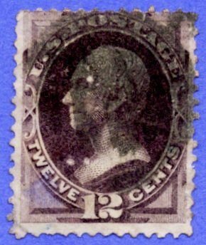 Scott  181 :  Used/ Small thin area on back.  Violet color